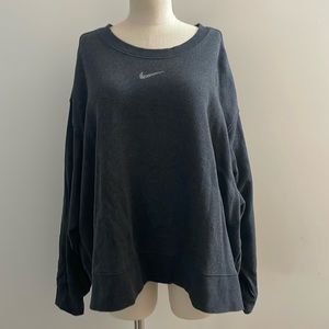 Nike Logo Dark Gray Sweatshirt 2X worn once